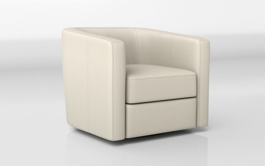White Patrica Swivel Chair