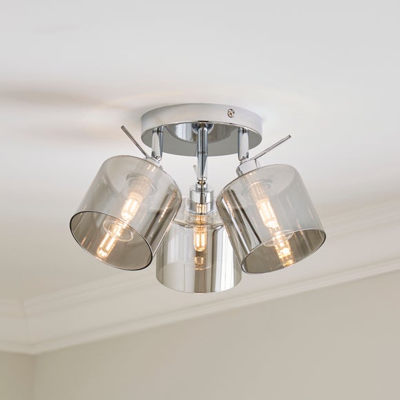 Erin 3 Light Adjustable Semi Flush Spotlight