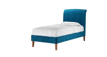 Thea Single Bed in Scuba Smart Velvet - sofa.com