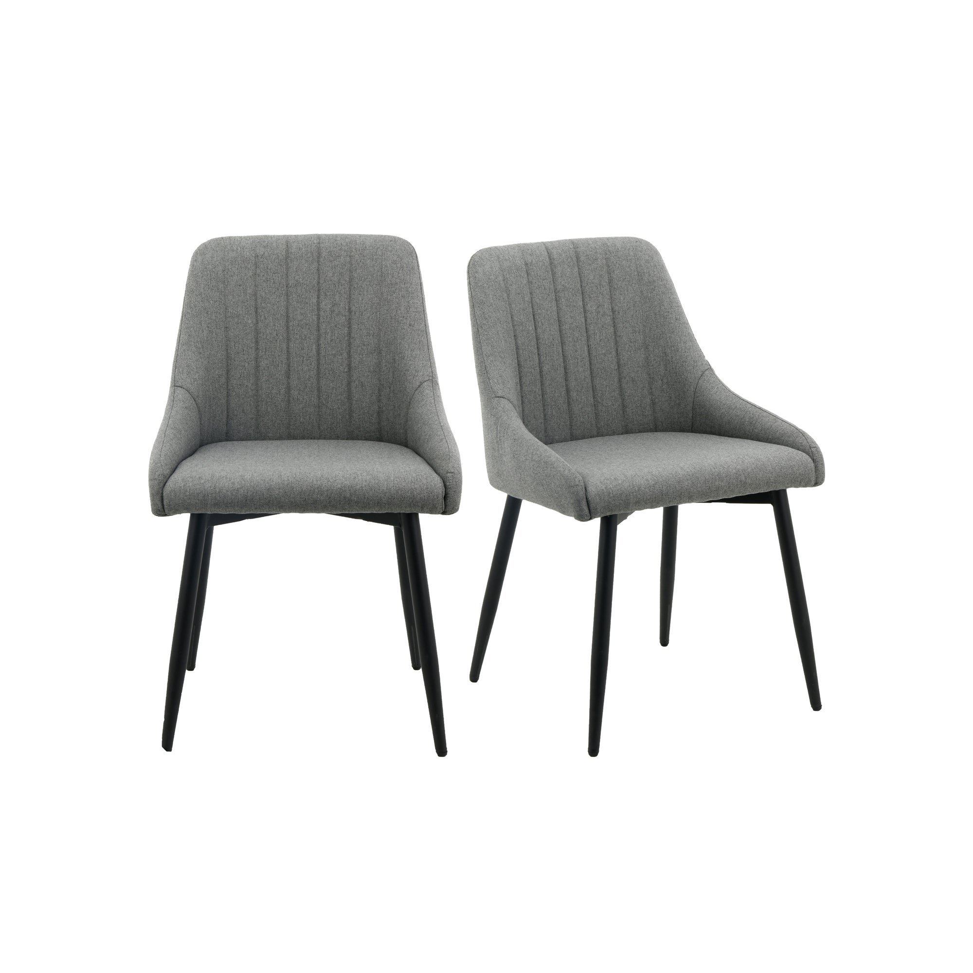 Kenton Set of 2 Dining Chairs Grey
