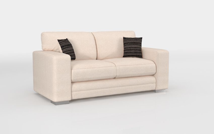 ScS Living Beige Fabric Jaxx 2 Seater Sofa