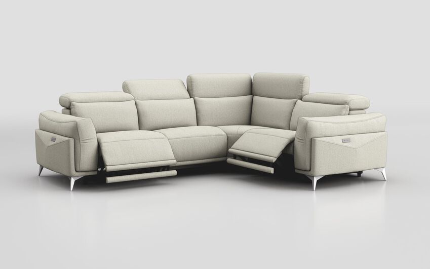 Gattolino 1 Corner 2 Power Sofa with Manual Head Tilt
