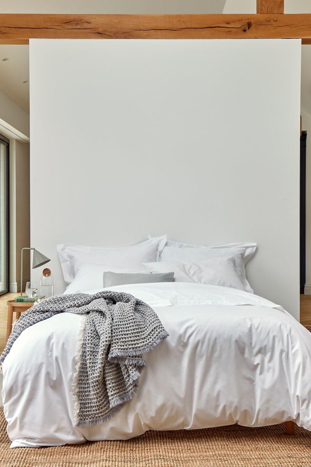 CHRISTY Pure Cotton Percale Duvet Cover Sets in White