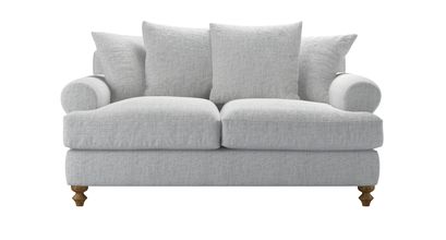 Teddy 2 Seat Sofa Bed in Koala Chelsea Linen - sofa.com