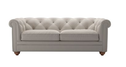 Patrick 2.5 Seat Sofabed in Stone Brushed Linen Cotton - sofa.com
