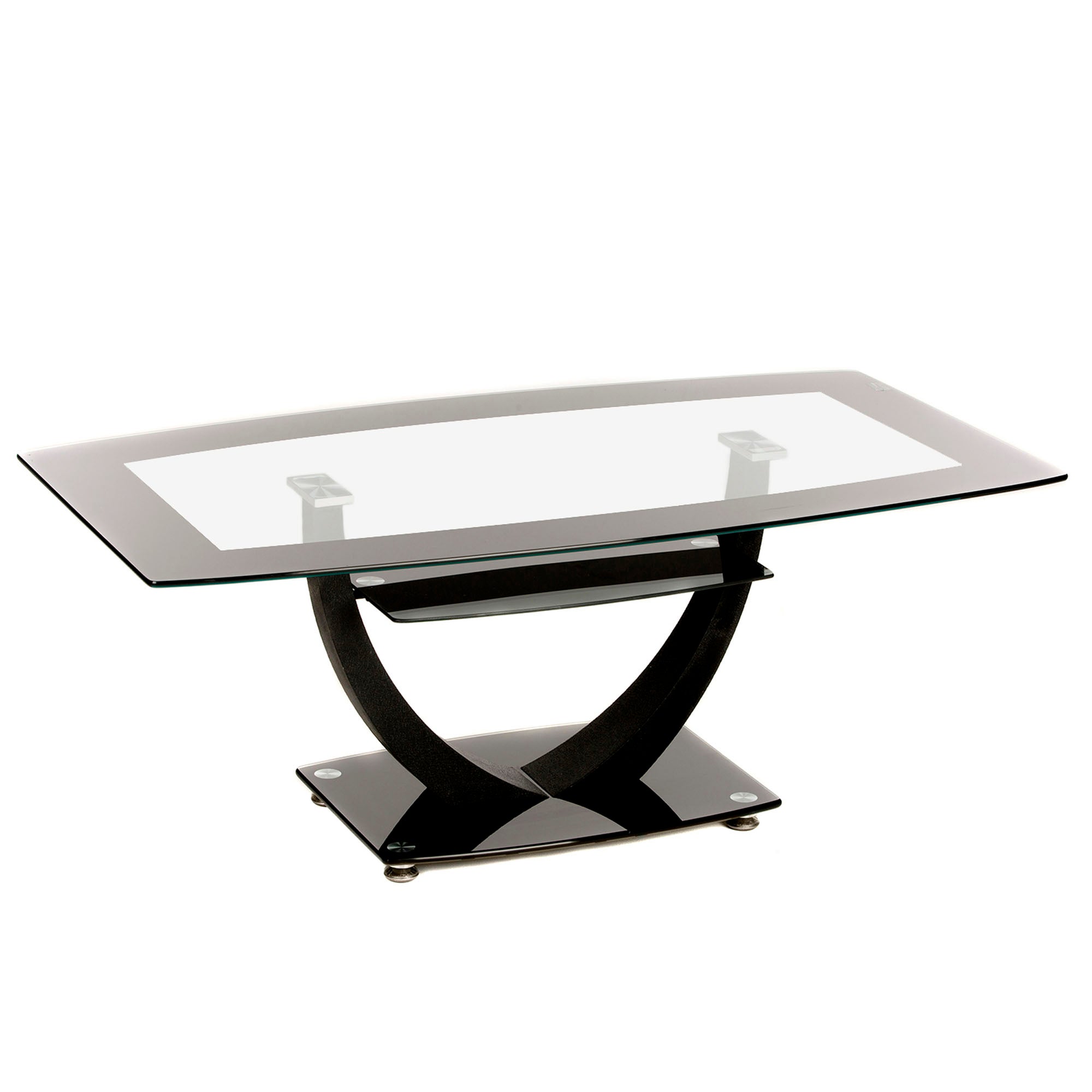 Henley Glass Coffee Table Black