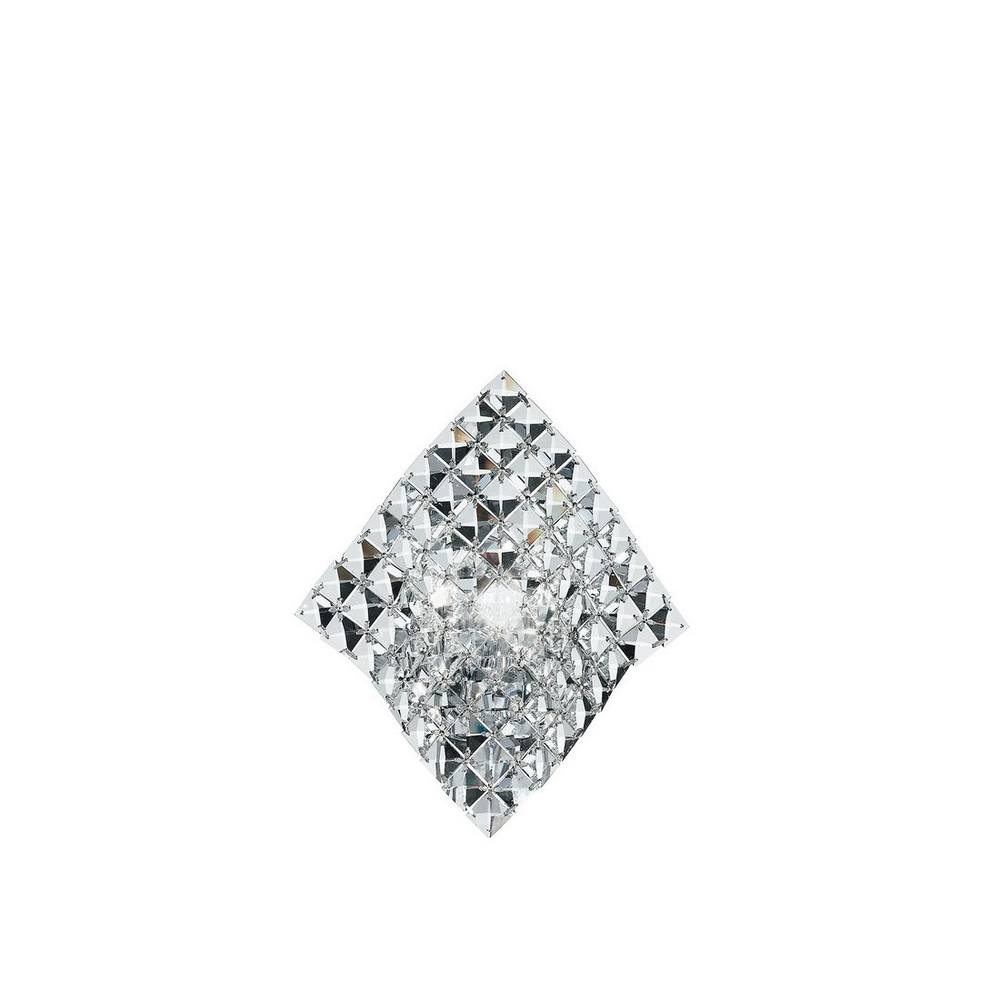 Netlighting RUMBA Wall Light Transparent Crystal 25x29cm in Clear