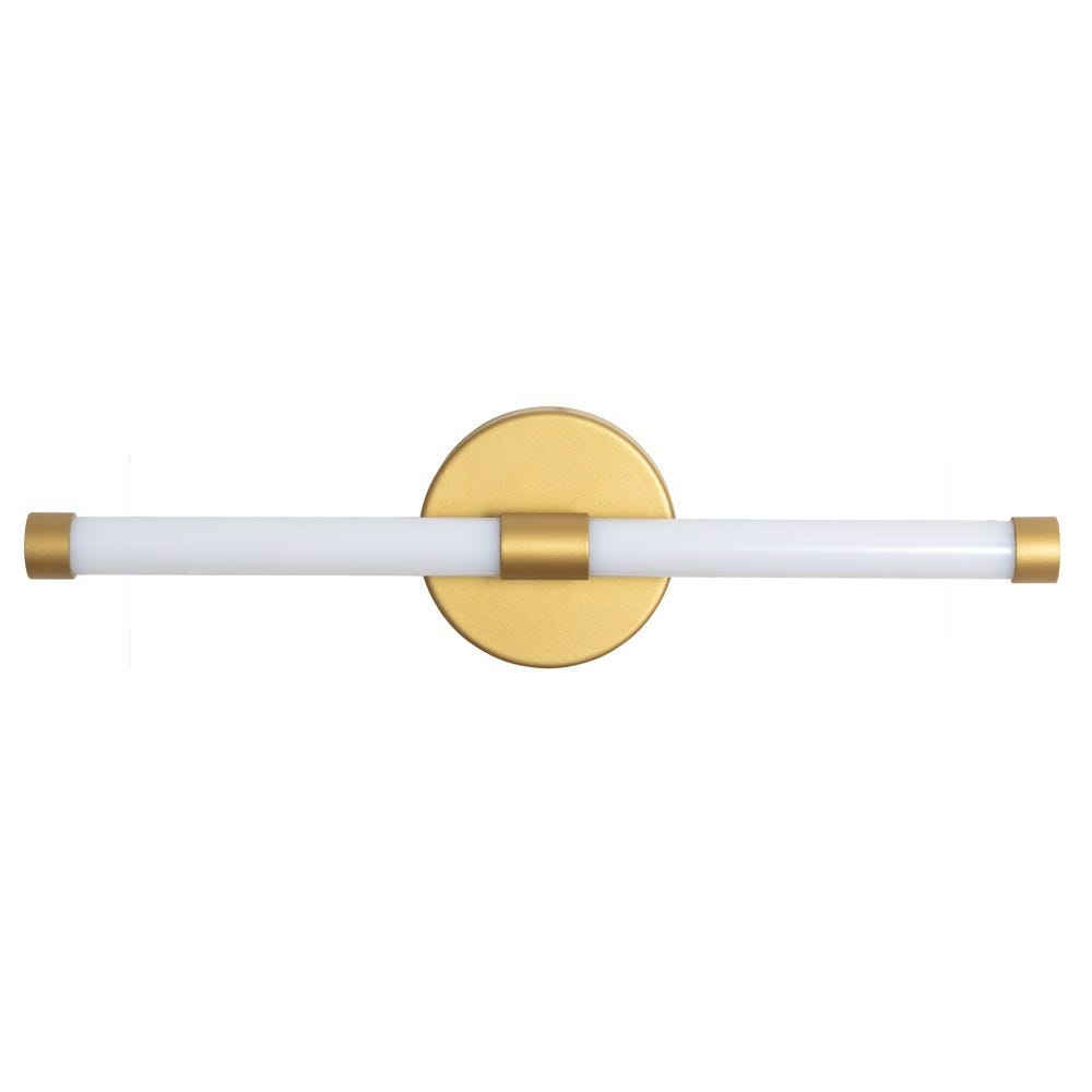 Heal's Tubular LED Bathroom Wall Light Gold 2