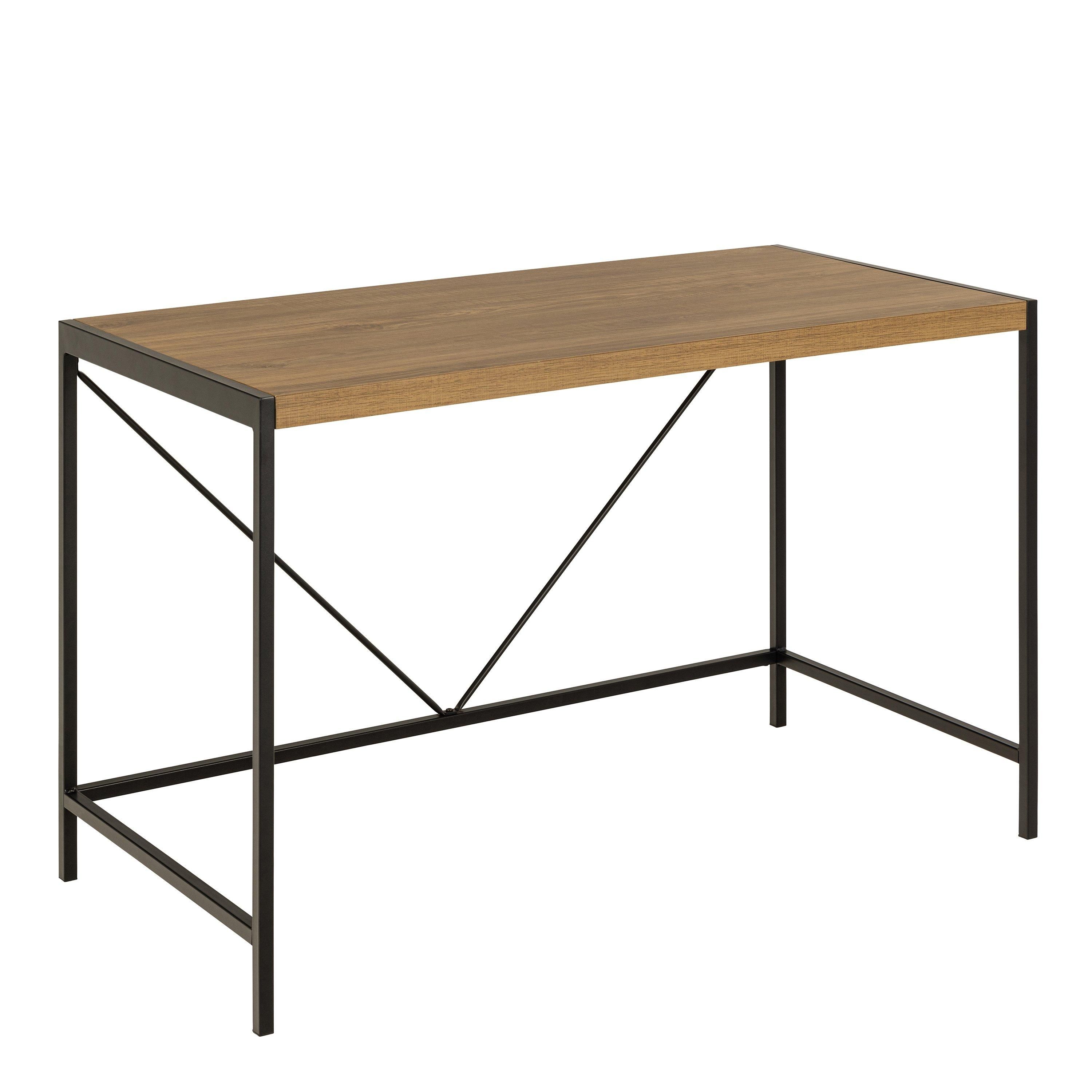 Furniture To Go Bahamas Office Desk & Black & Oak