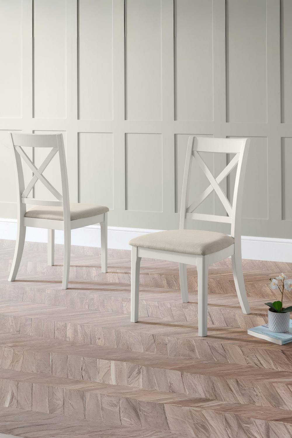 Julian Bowen Provence Dining Chair (Set of 2) in Grey