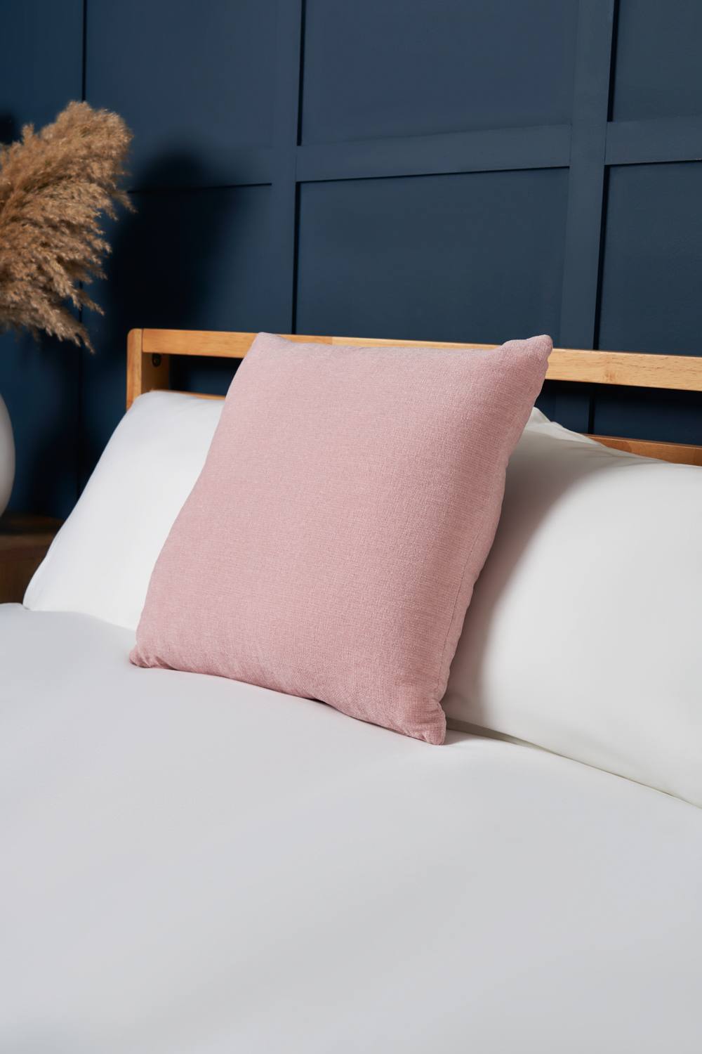 BHS Chenille Cushion in Pink