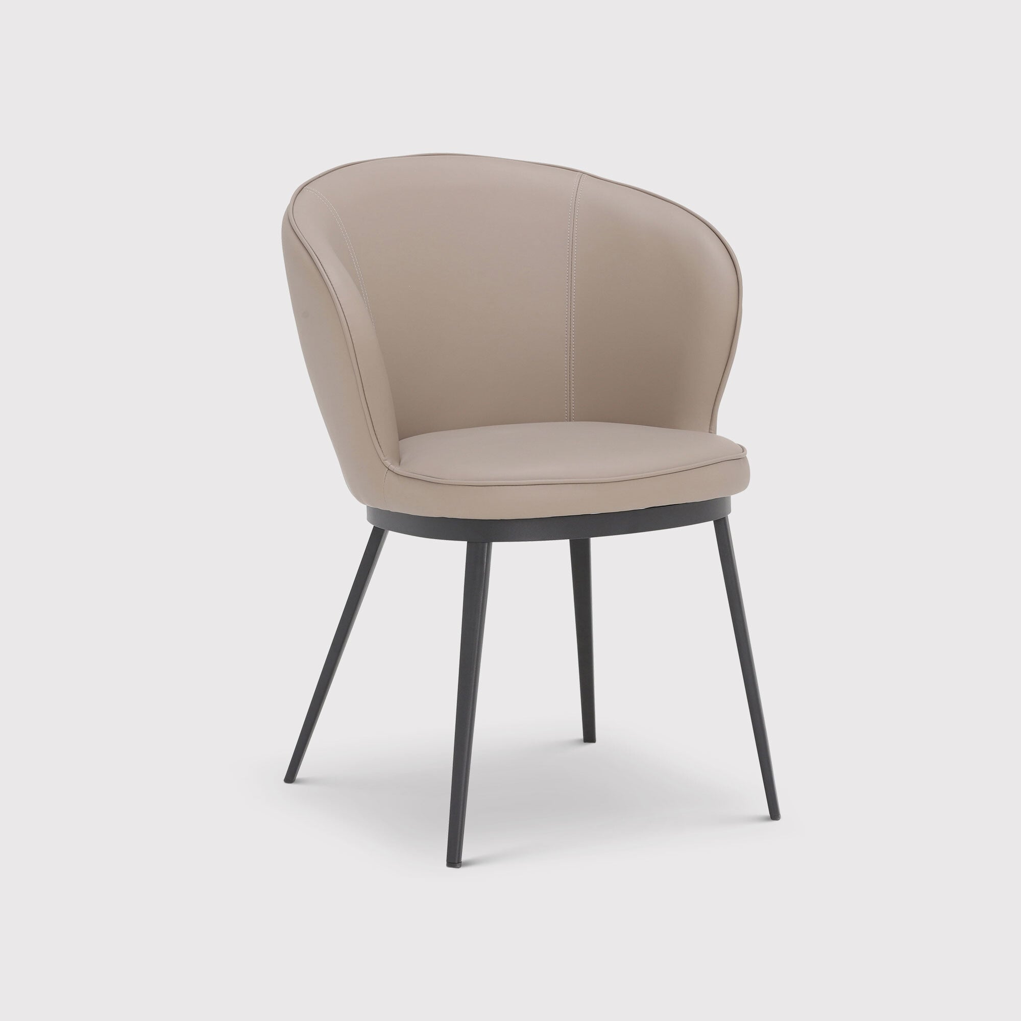 Quebec Dining Chair With Arms, Neutral | Barker & Stonehouse