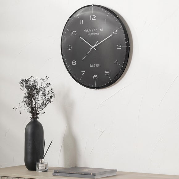 Dome Glass Wall Clock