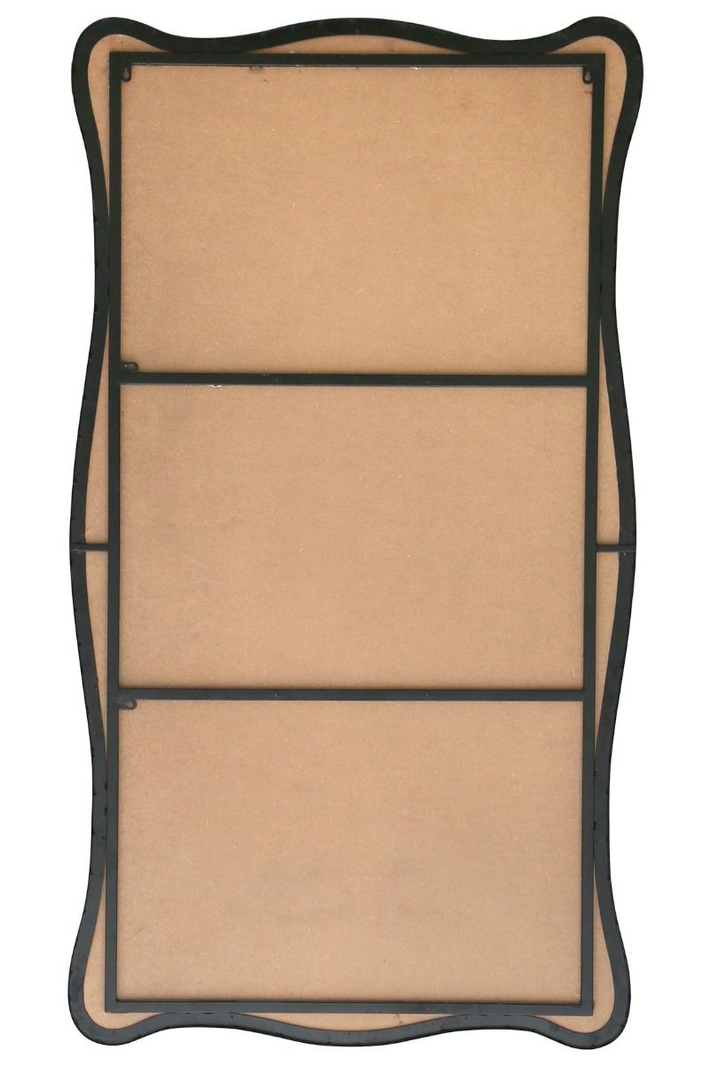 MirrorOutlet New Black Metal Rectangular Wall Mirror 71" X 39" (180CM X 100CM) 4