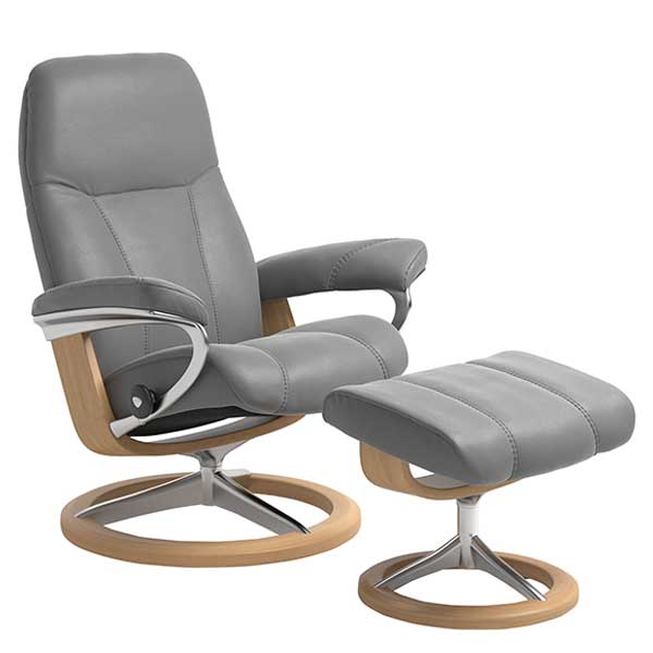 Consul Large Signature Chair and Stool Quickship  - Barker & Stonehouse