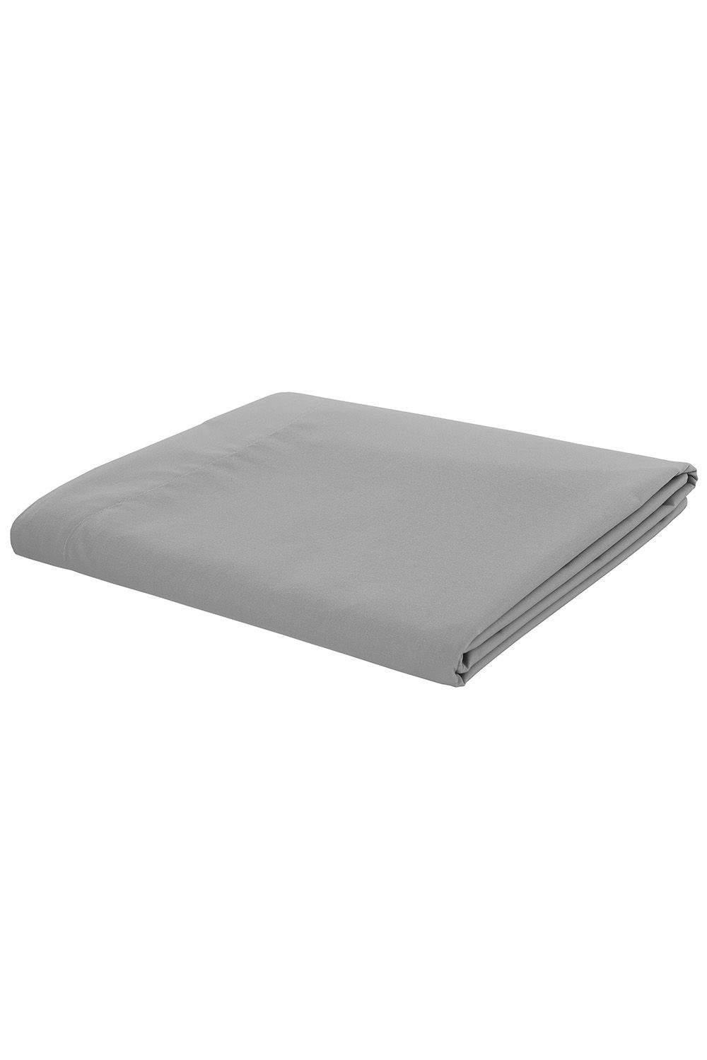 Catherine Lansfield 'Easy Iron Percale' Flat Sheets in Grey