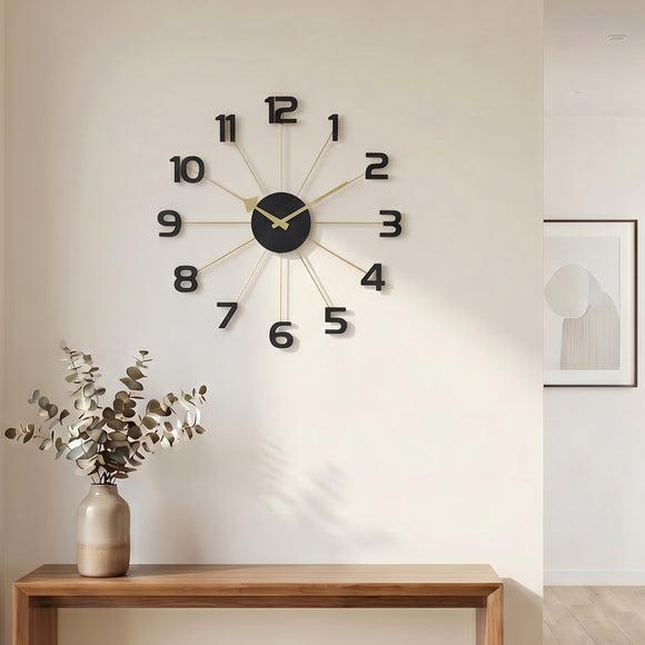 Acctim Astraea Large Quartz Wall Clock Gold