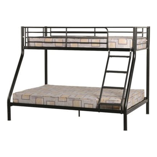 Tandi Metal Triple Sleeper Bunk Bed In Black