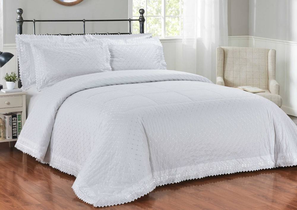Rapport Home Richmond Pillowcase Pair in White