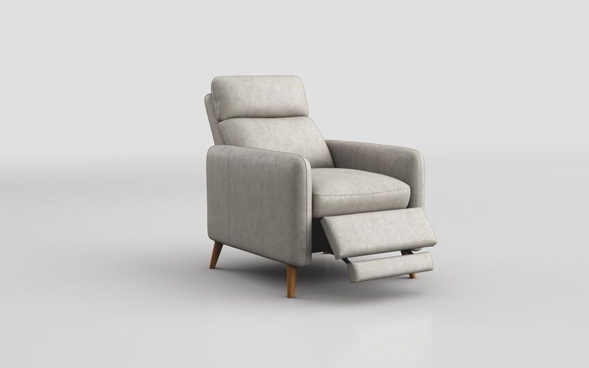 Cream Fabric Bellaria Push Back Armchair