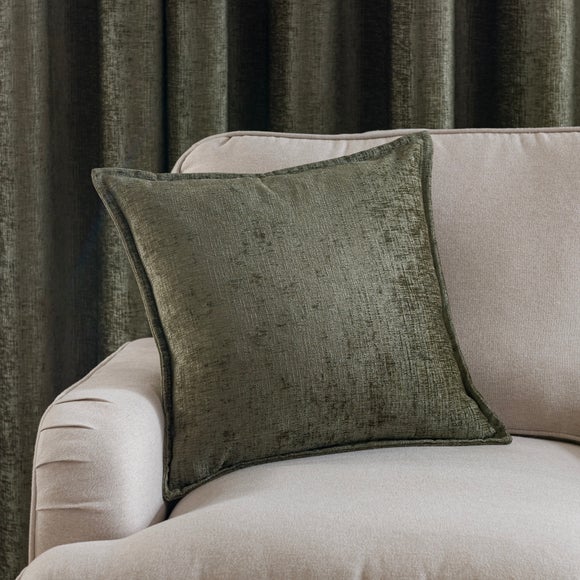 Chenille Square Oxford Cushion