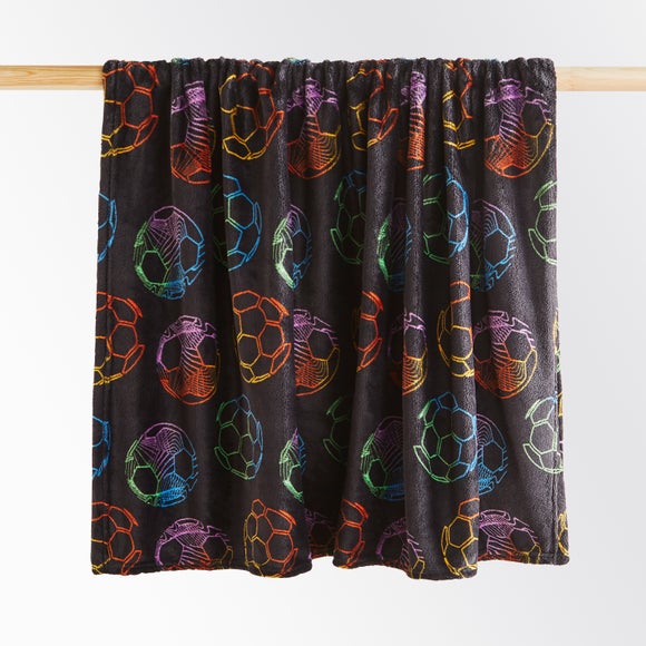 Bright Football Fleece Blanket