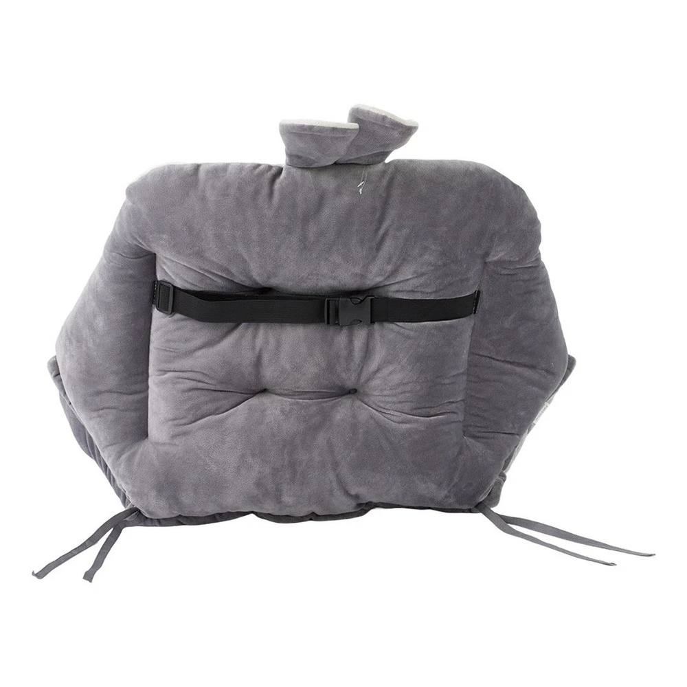 SPETLEK Soft Plush High Back Cushion Chair Grey