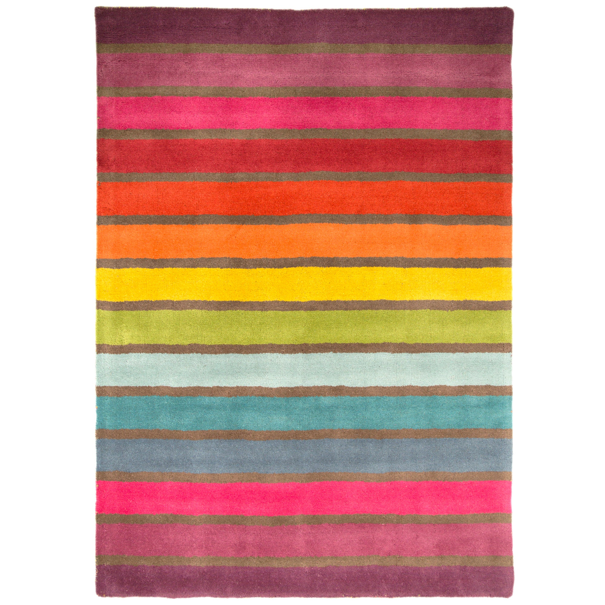 Illusion Candy Rug Pink / Yellow