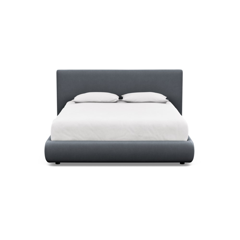 Heal's Alba Storage Bed King Siena Cotton Shale Grey