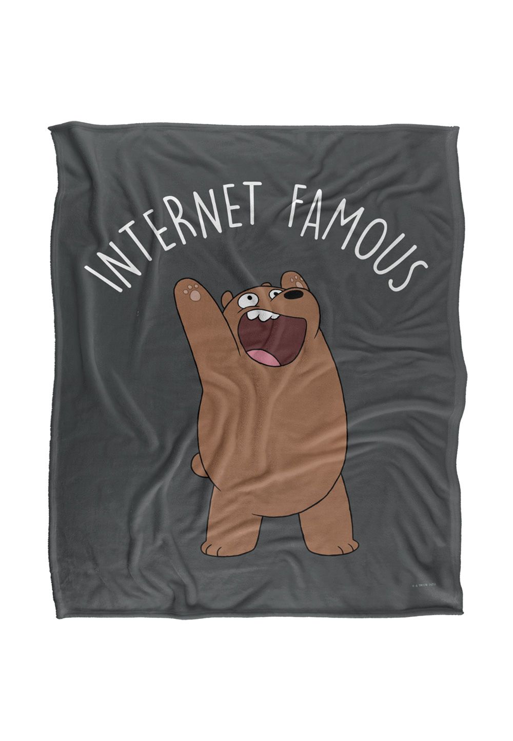 Cartoon Network We Bare Bears Internet Famous Silky Touch Super Soft Throw Blanket 152 X 127 cm in White