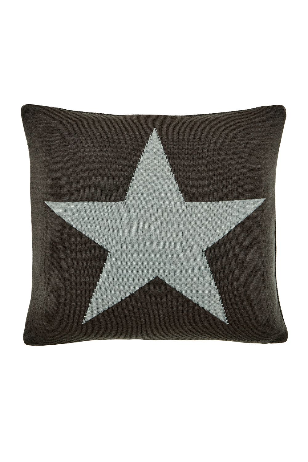 Helena Springfield 'Star' Knit Cushion in Grey