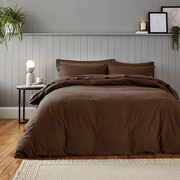 Soft & Cosy Luxury 100% Brushed Cotton Duvet Cover & Pillowcase Set