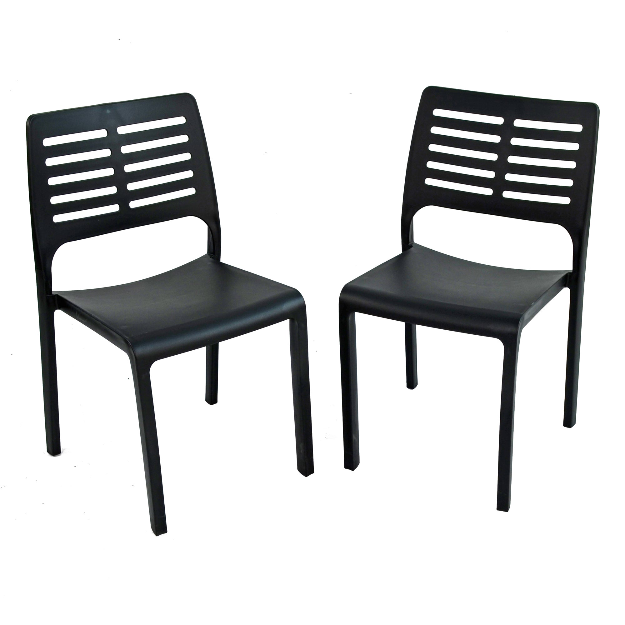 Mistral Set of 2  Dining Chairs Grey