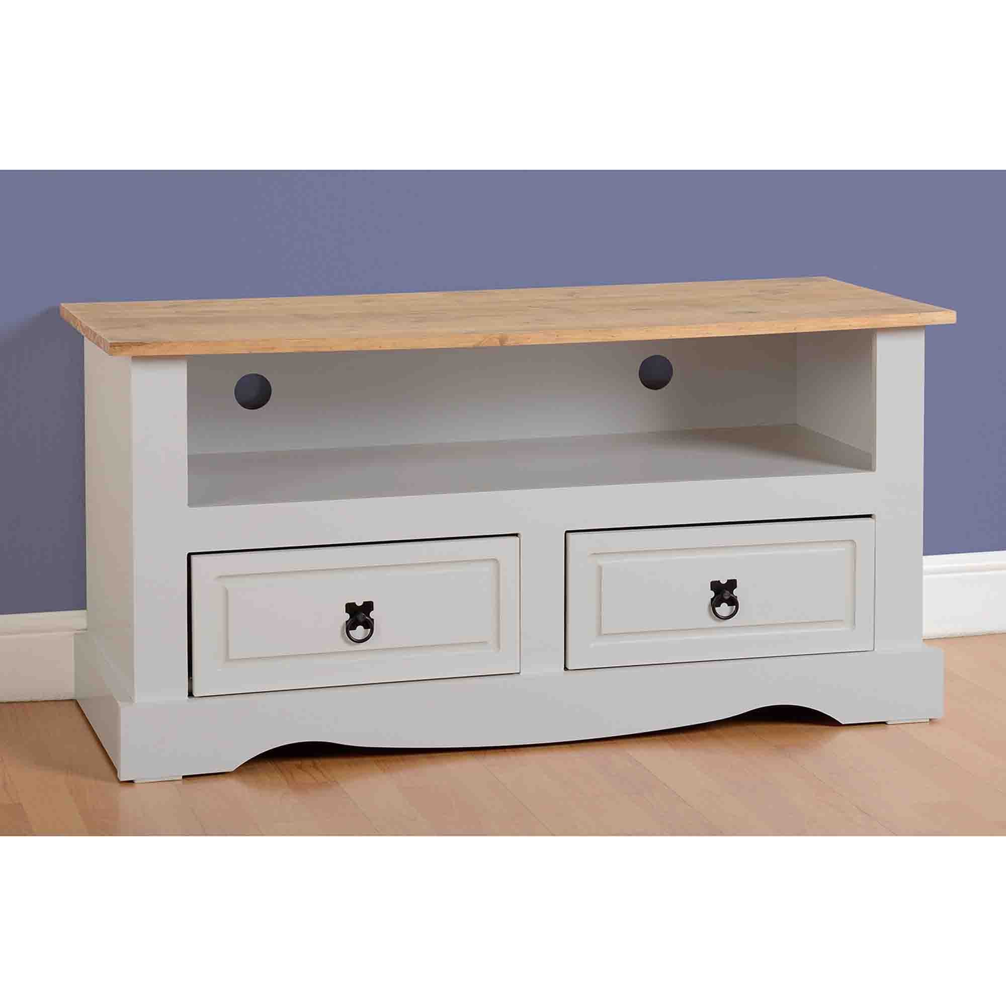Corona Grey Flat Screen TV Unit Grey