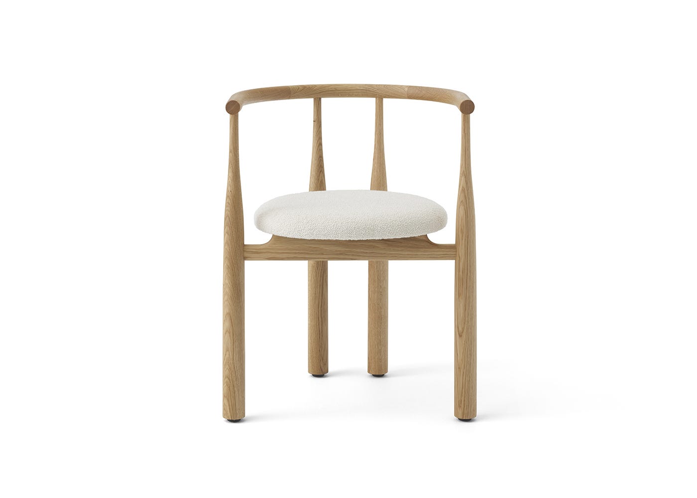 New Works Bukowski Chair Oak Nevotex Marnum Lana