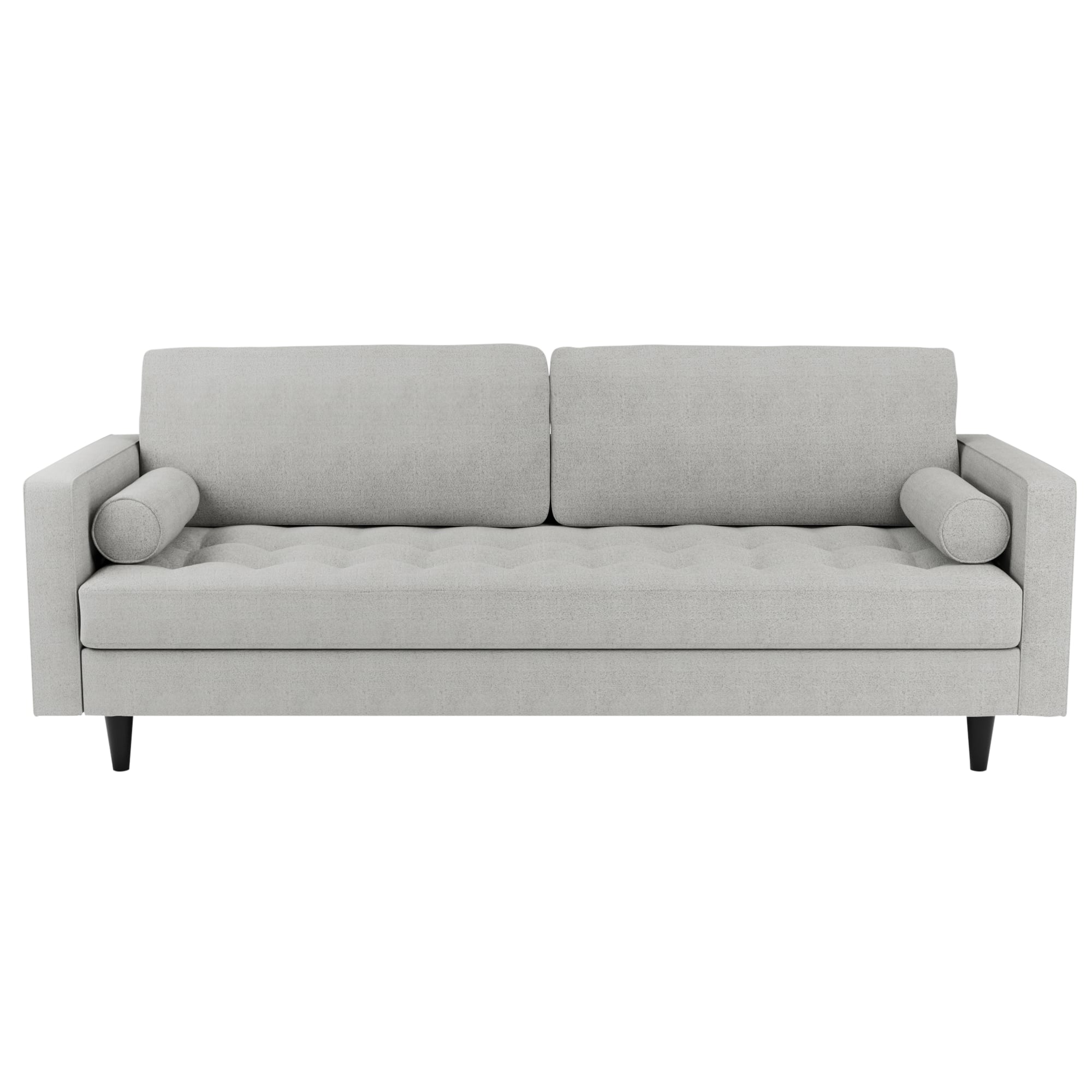 Zoe Boucle 4 Seater Sofa Light Grey