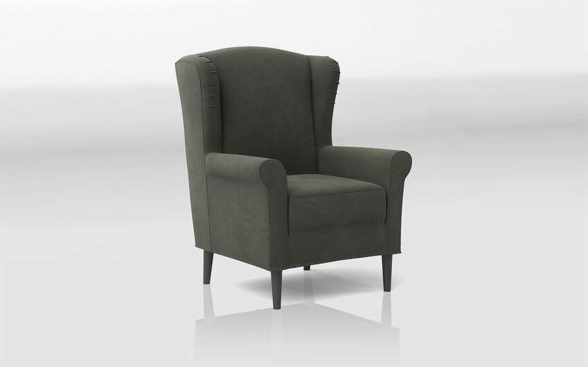 Green Fabric Celletta Armchair
