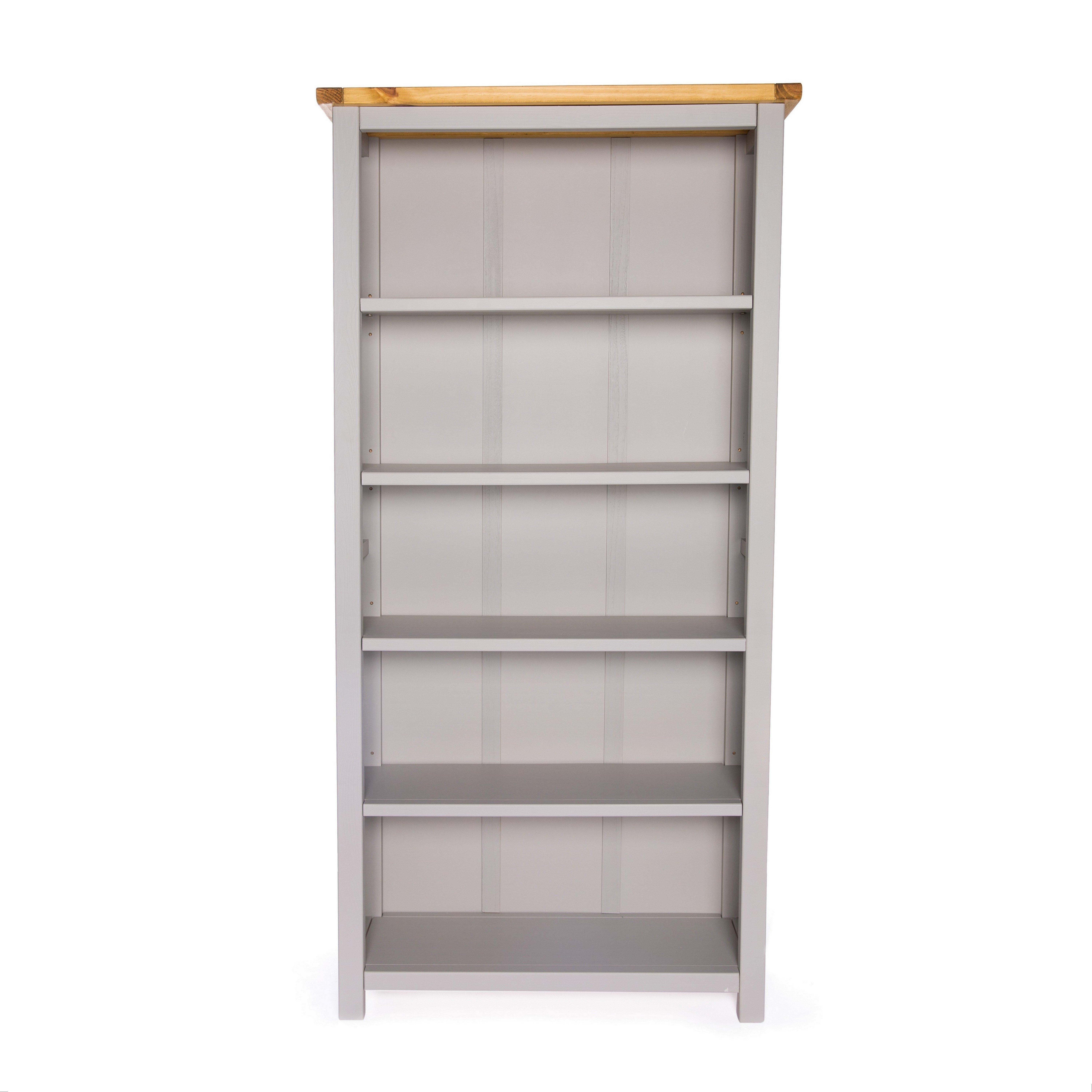 Cabinet Bits Bookcase 180x90x30cm in Light Grey