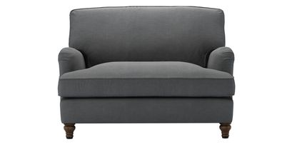 Bluebell Loveseat Sofabed in Monsoon Brushed Linen Cotton - sofa.com