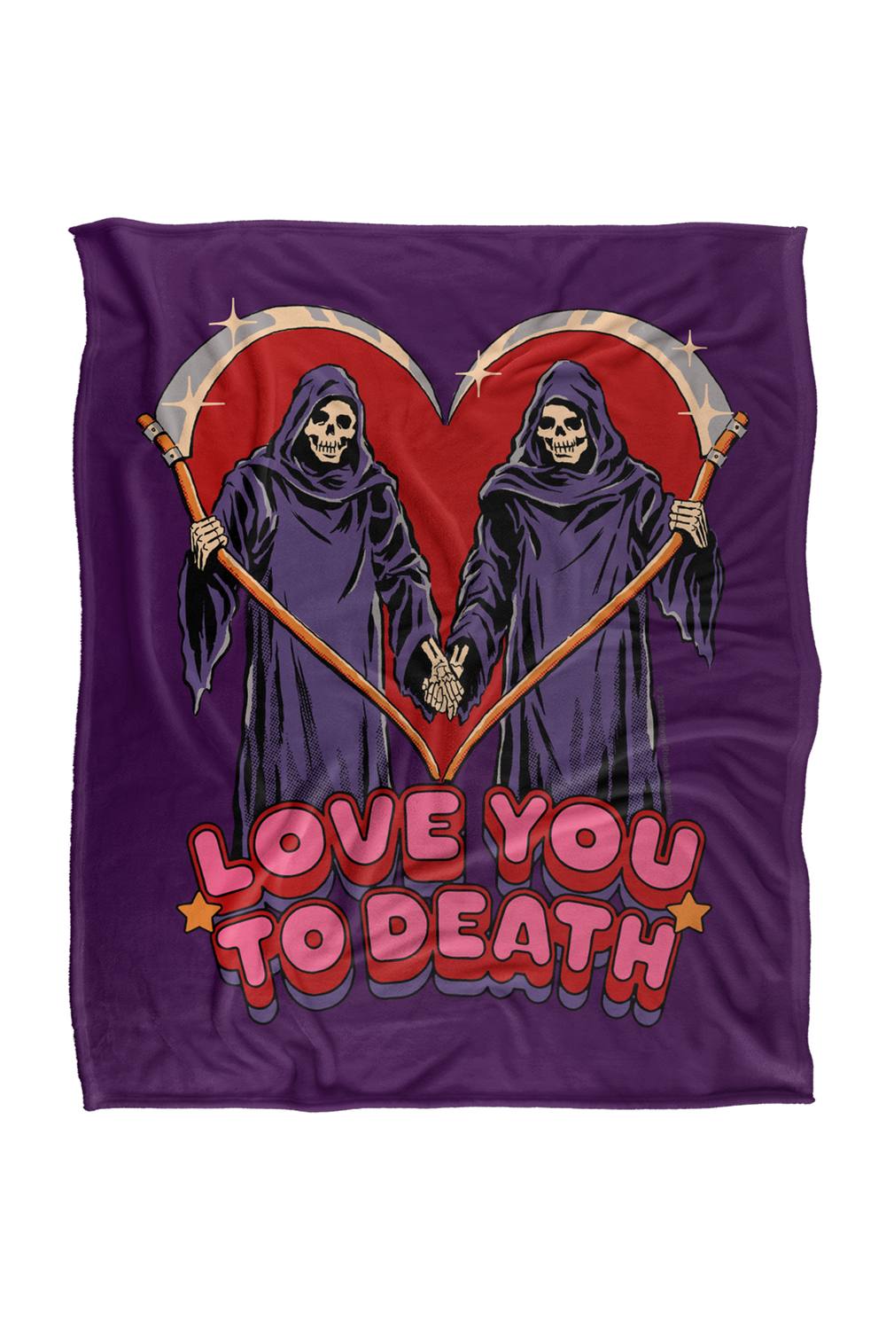 Steven Rhodes Love You To Death Silky Touch Super Soft Throw Blanket