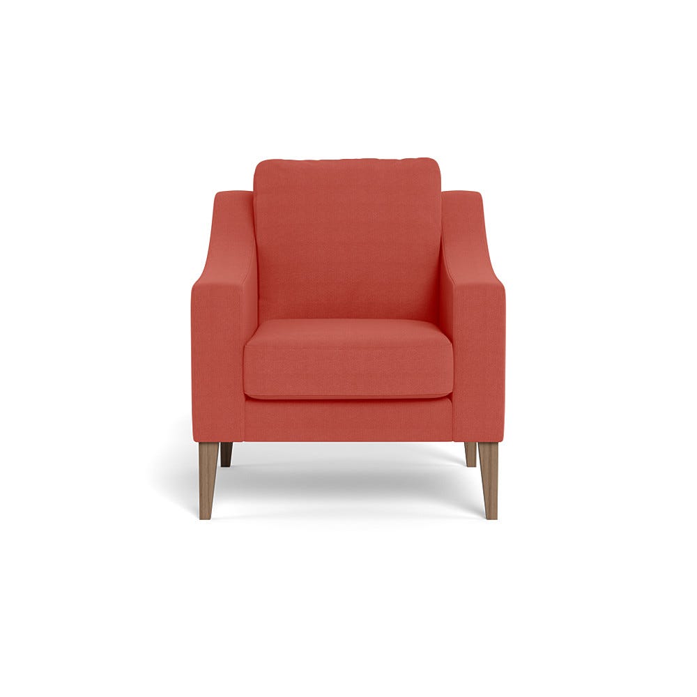 Heal's Richmond Armchair Linen Grenadine Tinted Ash Feet