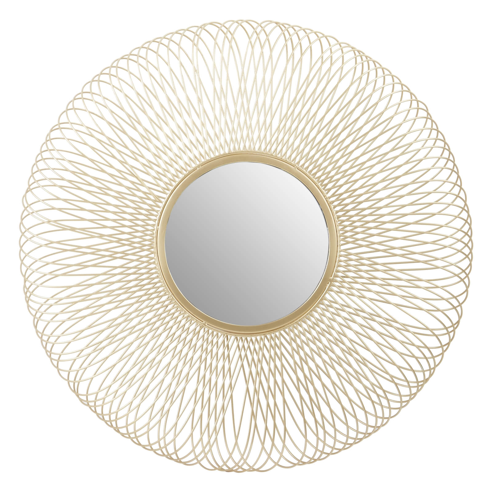Temple Twisted Wire Wall Mirror