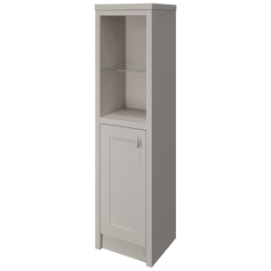 Wickes Hayman Matt Cashmere Traditional Freestanding Mid Height Tower Unit - 1500 x 400mm