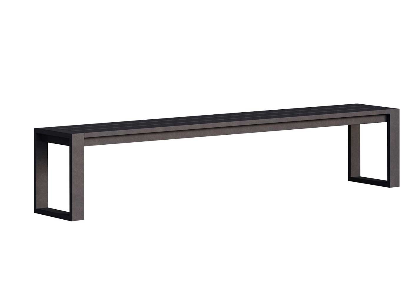 Case Eos Communal Bench Black