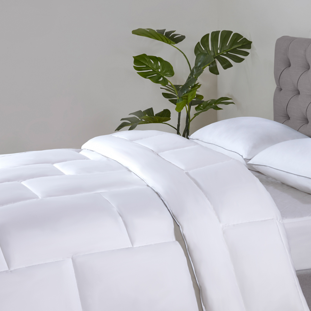 12 Tog Bamboo King Duvet, White