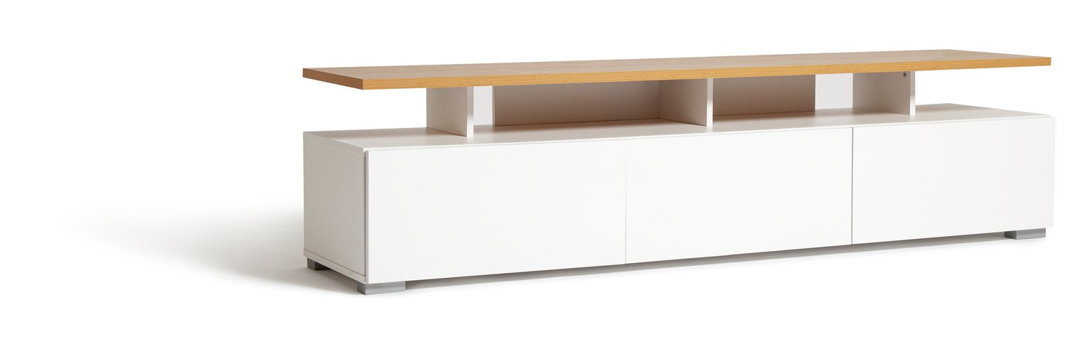 Habitat Floating Large TV Unit - White