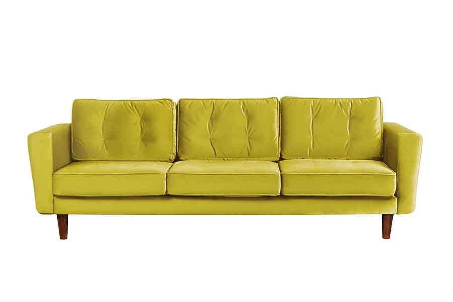 Luciene  3 seat sofa Genova Olive