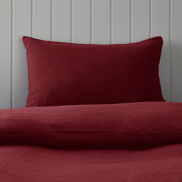 Soft & Cosy Luxury 100% Brushed Cotton Standard Pillowcase Pair