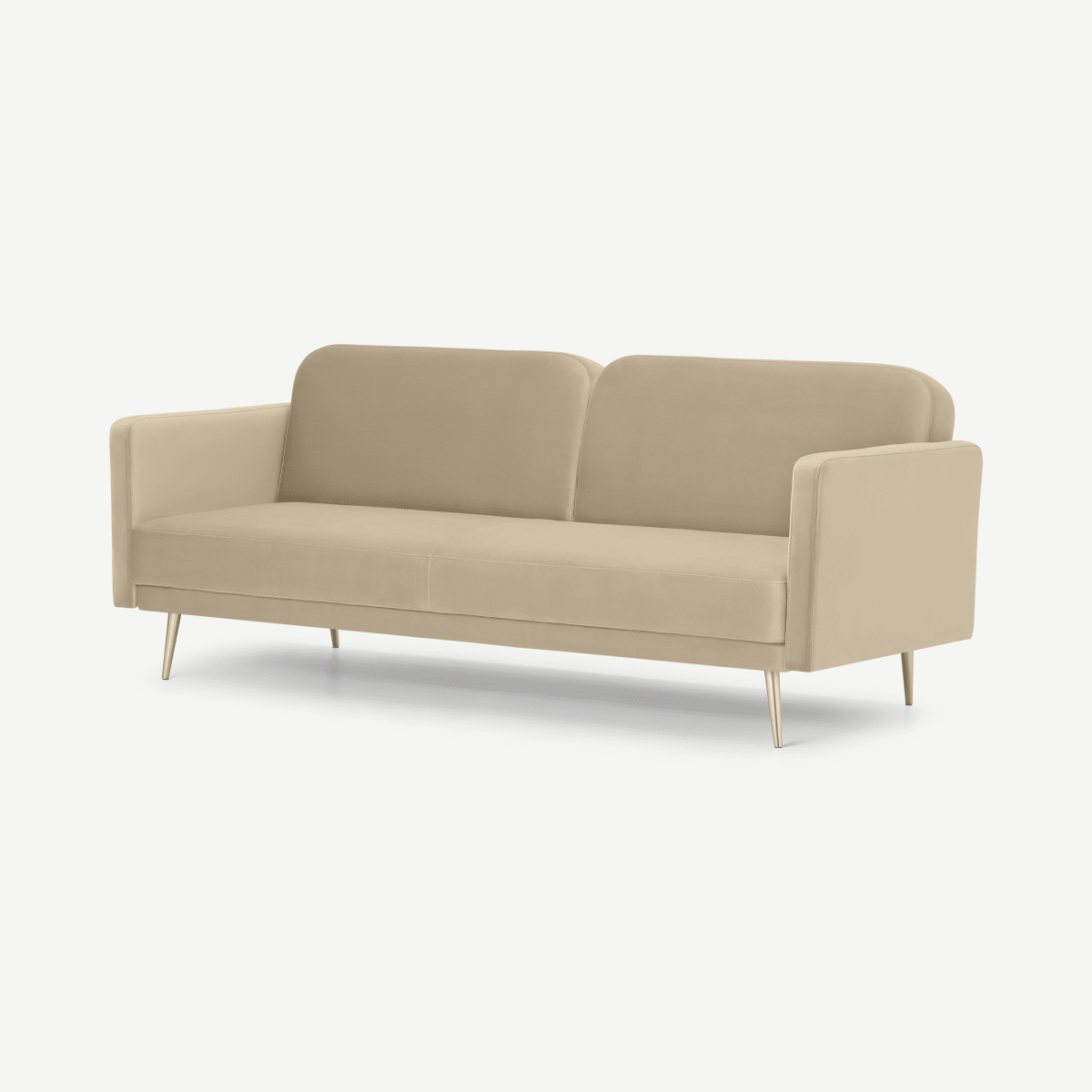 Eulia Click Clack Sofa Bed, Porcelain Velvet