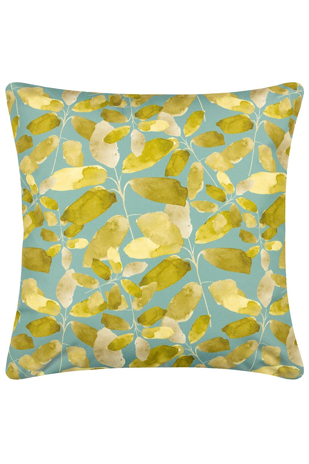 Wylder Tropics Lorena Water & UV Resistant Reversible Outdoor Cushion in Aqua